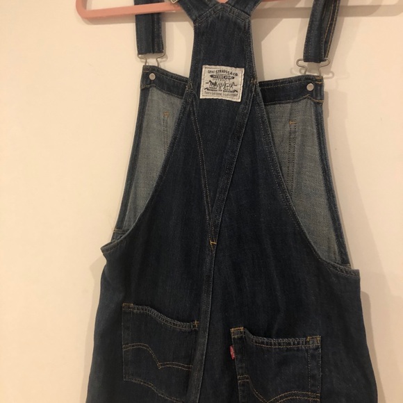 Levi’s denim overalls cutoffs - Picture 2 of 5